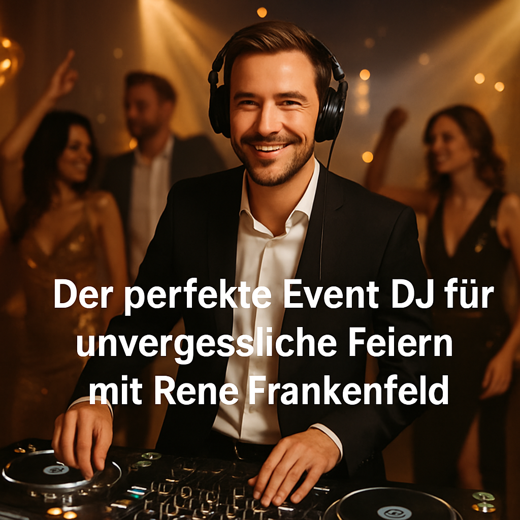 Der perfekte Event DJ für unvergessliche Feiern mit René Frankenfeld 603014d7 f8b4 438f 93e2 399e25f567a7